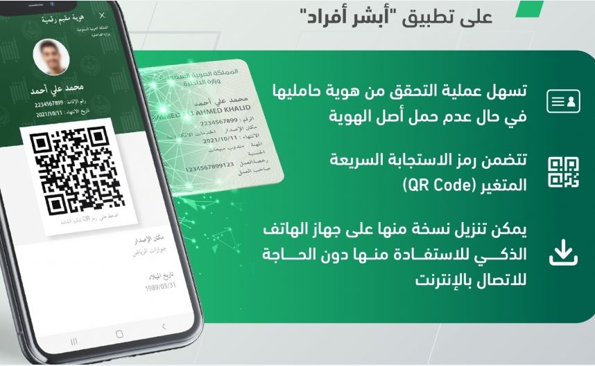 هوية مقيم الرقمية أبشر استعلام عن هوية مقيم التسجيل في مقيم